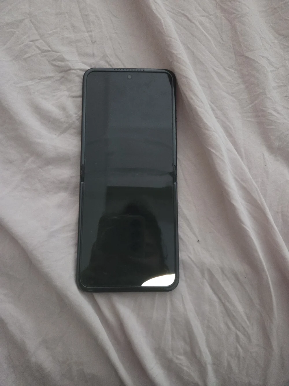 Foldable Smartphone with Dual Rear Cameras - Black